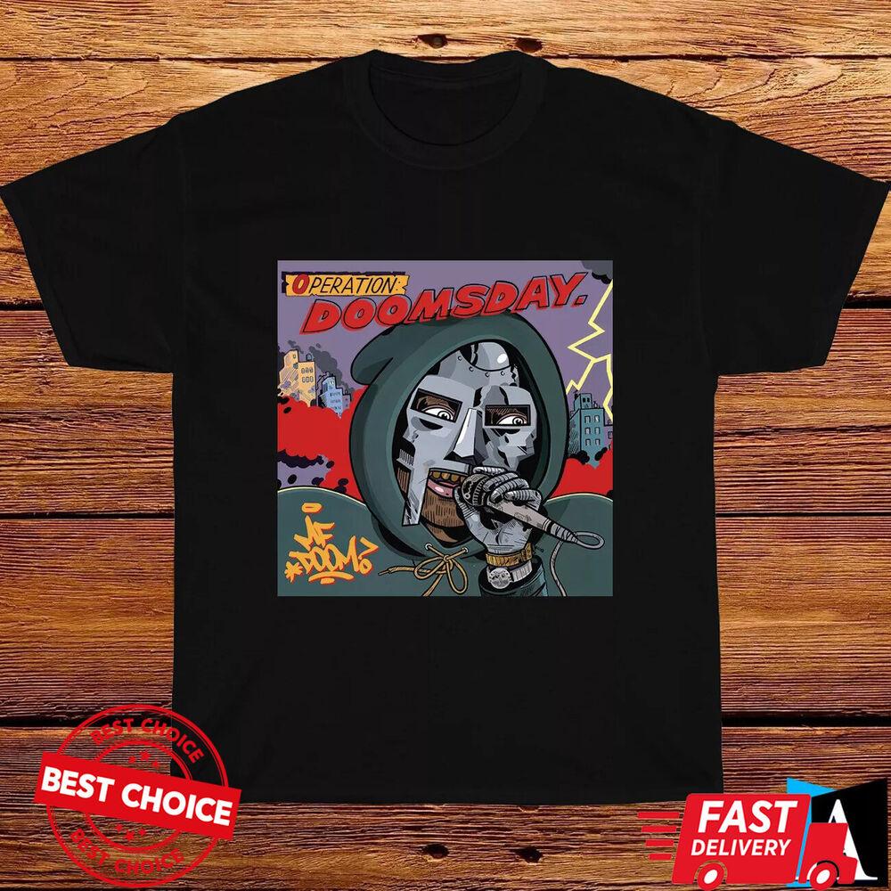

MF DOOM Operation Doomsday Унисекс Черная Футболка S-3XL Q8341 Унисекс Футболка S