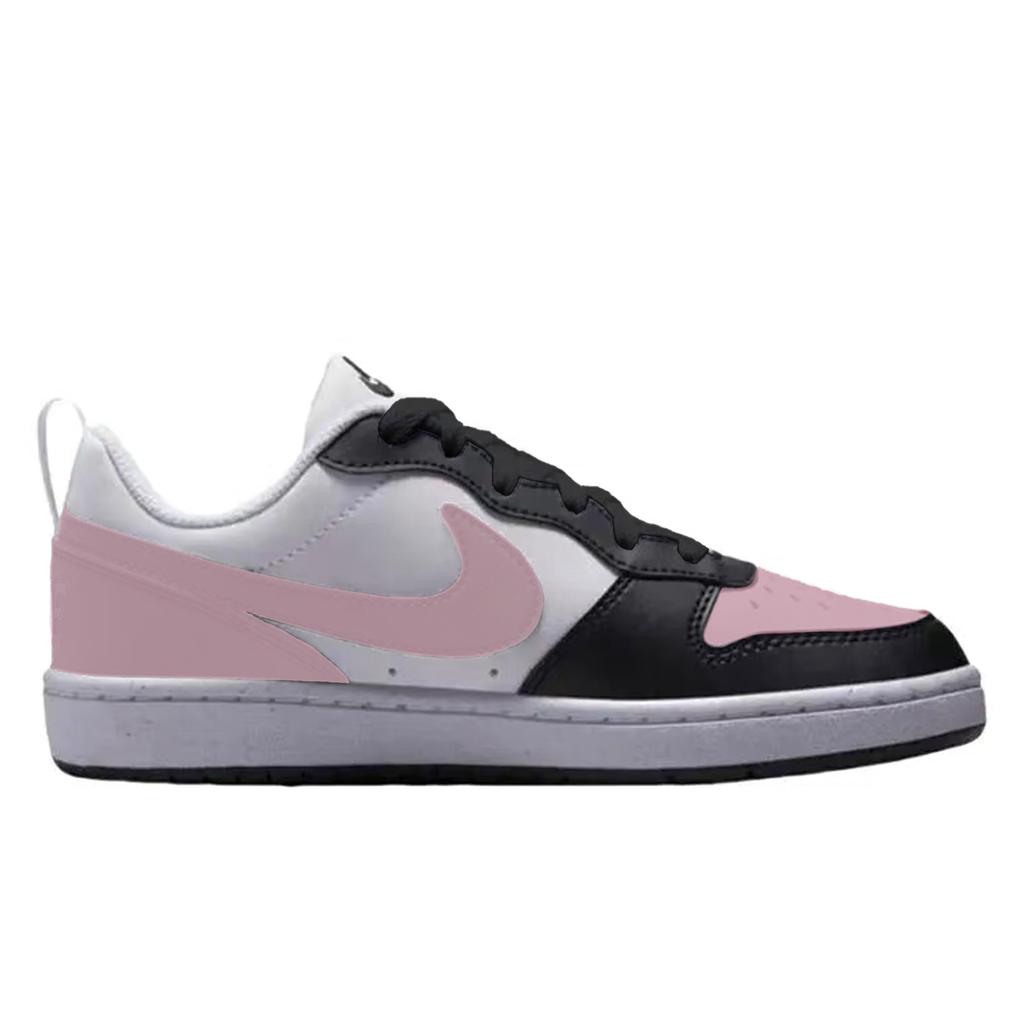 Nike Court Borough 2 Skateboard Shoes Unisex Low top Black DV5456-131(Team604-momo)