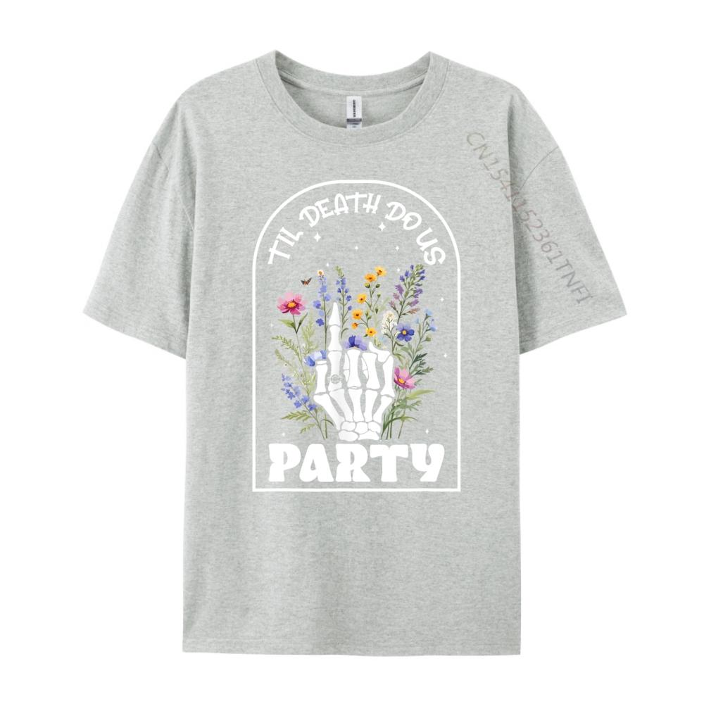 Lustiges Tod bis wir Junggesellinnenabschied Brautjungfern Squad Vintage T-Shirt Herren Klassische Herren Designer Kleidung T-Shirt für Herren Spiel