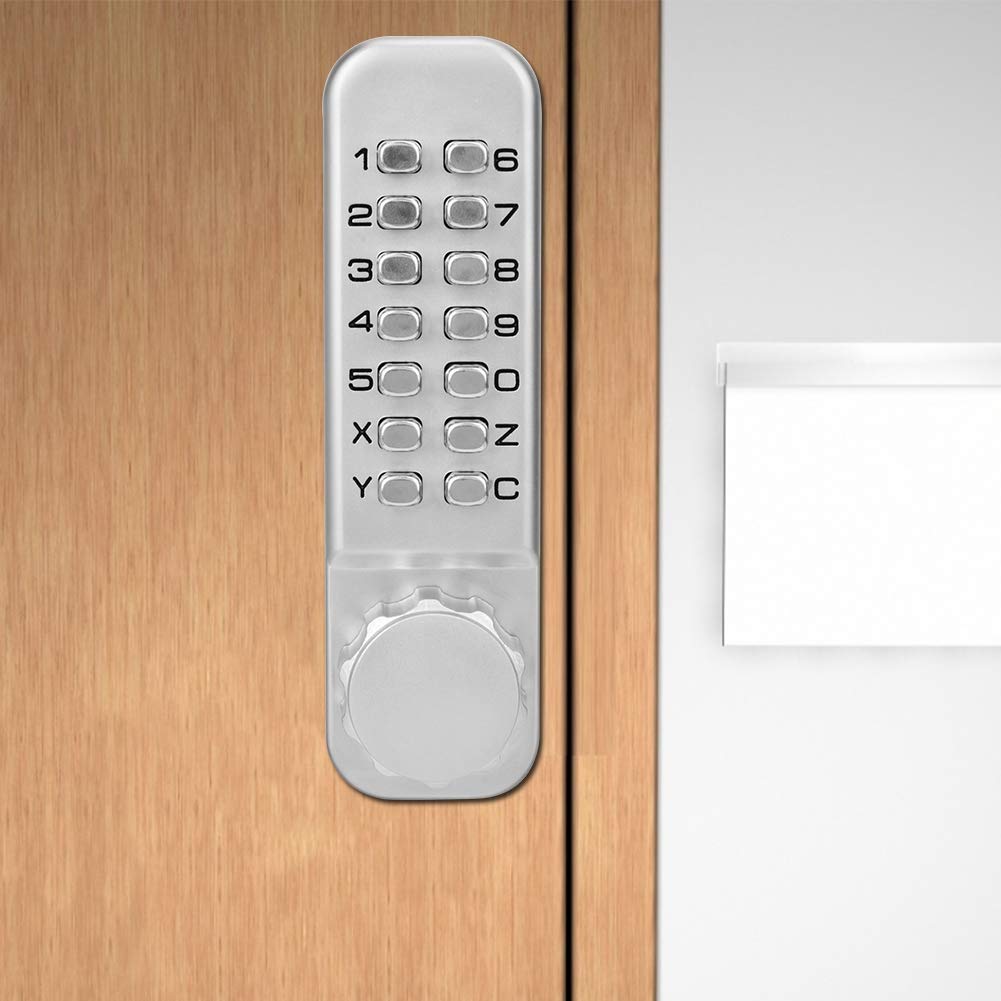 Zerodis. Digital Door Lock, Keyless Lock, PIN Code Operated, Anti-theft, Waterproof, No Battery Required, for Home, Office, Warehouse