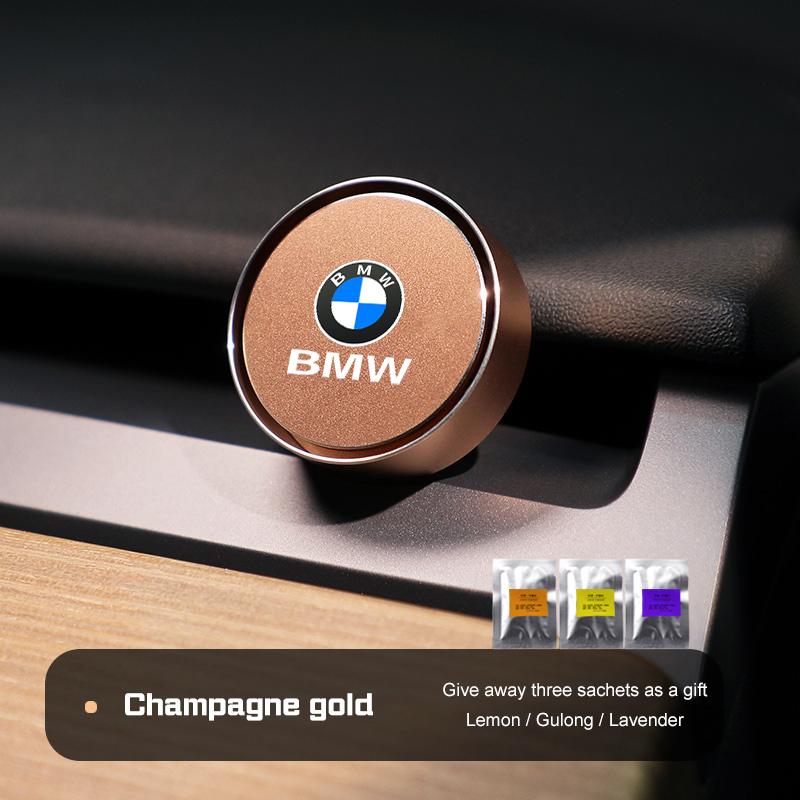 For BMW Series E38 E46 E60 E90 E87 F40 F01 F10 G30 Car air outlet aromatherapy Air Freshener 3 Solid Flavours Fragrance Diffuser EN0