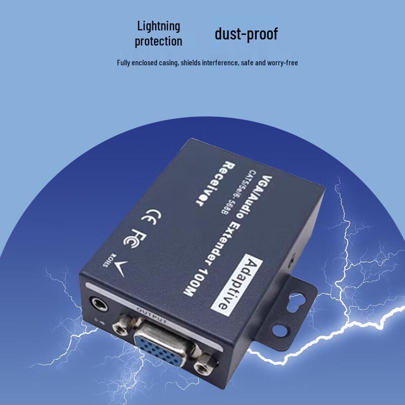 Rongshitong Full HD VGA KVM Network Extender with Audio