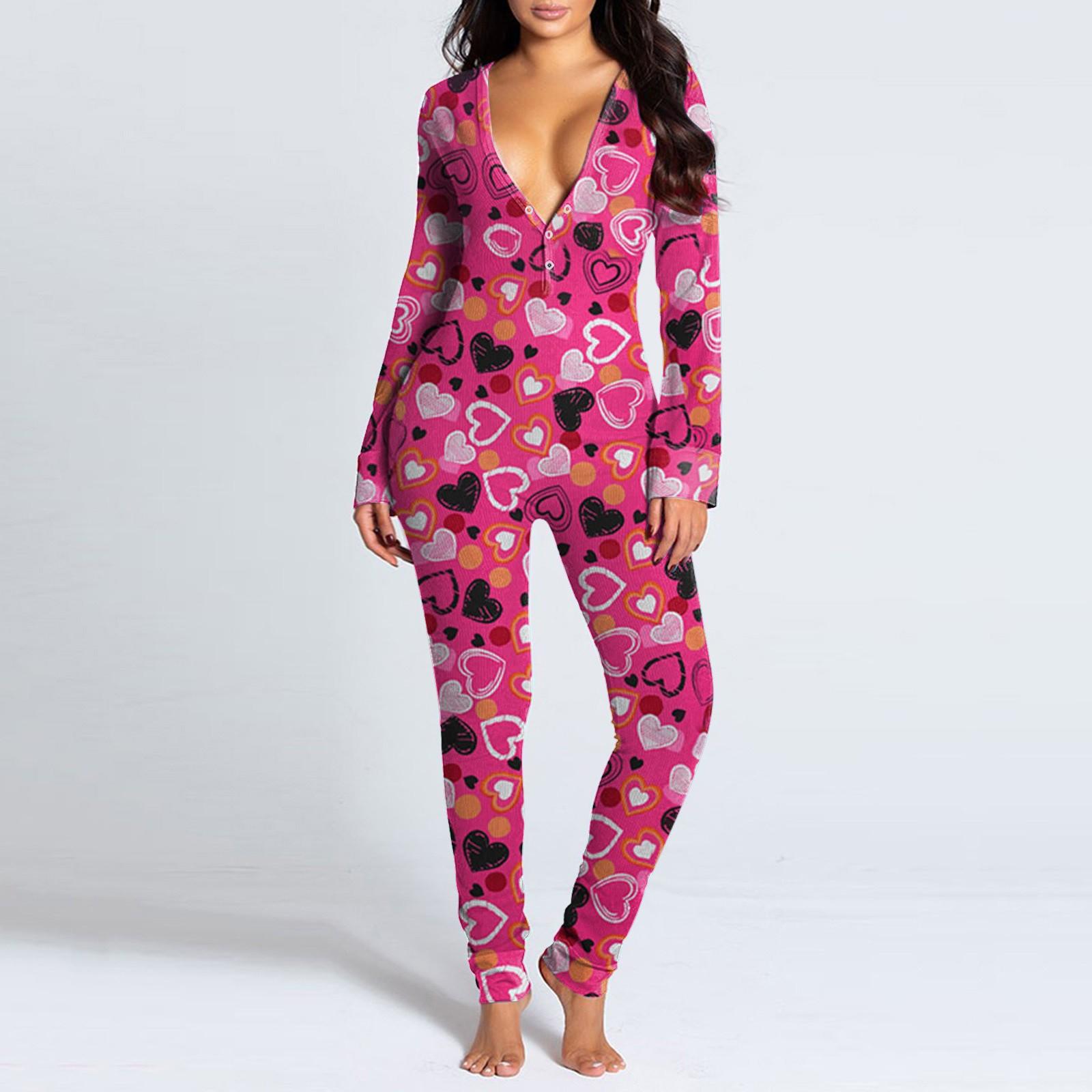 

(SU)Женский комбинезон на пуговицах спереди с функциональным клапаном на пуговицах для взрослых M красный