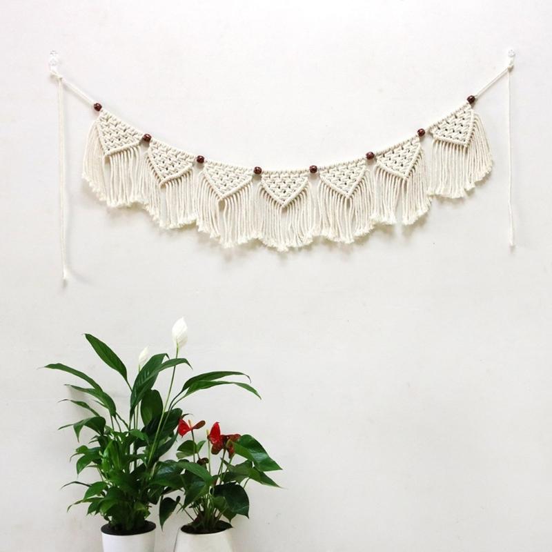 Handwovens Macrames Tapestry Wall Hanging Tapestry For Bedroom Ambiances Hanging Pendants Decoration Present for Family