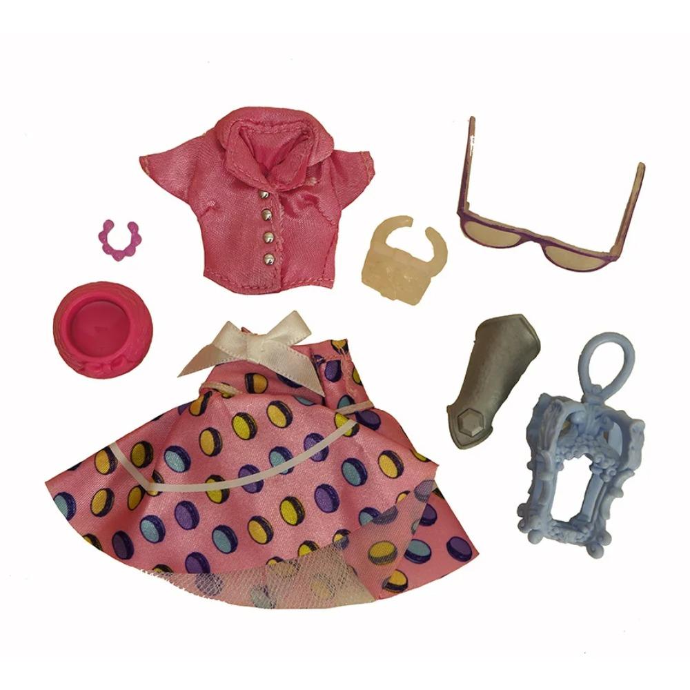 Monstering High Doll Accessories Decors Bags Hats Shoes Necklace Glasses Headbands Kids Playing House Doll Decors Girl DIY Toys
