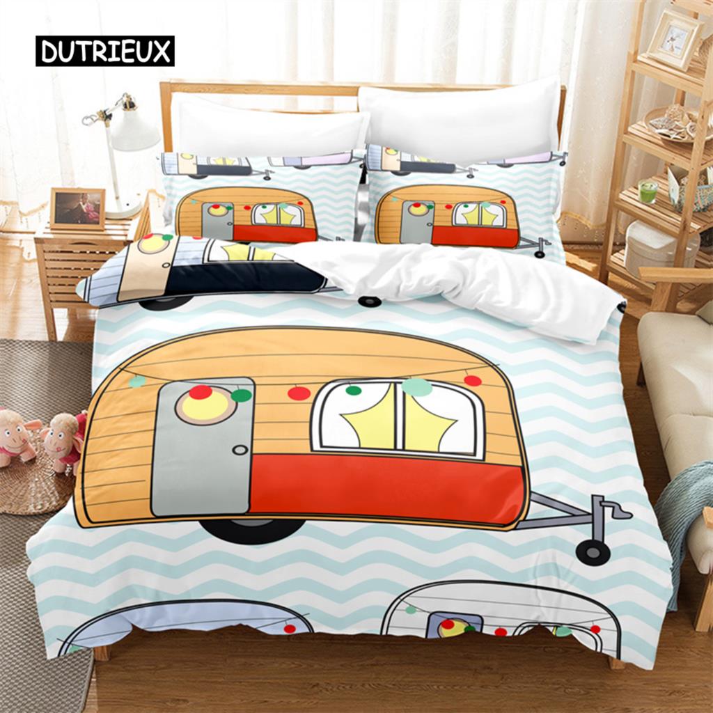 Cartoon Sports Car Bedding Set Duvet Cover Set 3d Bedding Digital Printing Bed Linen Queen Size Bedding Set Fashion Design