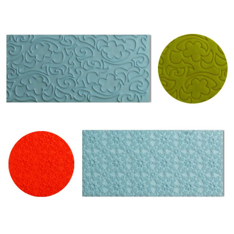 2 Teile/satz Rinde Wände Kuchen Form Geprägte Fondant Ziegel Holzmaserung Backformen Cutter DIY Form Gebäck Backen Kuchen Dekorieren Werkzeuge