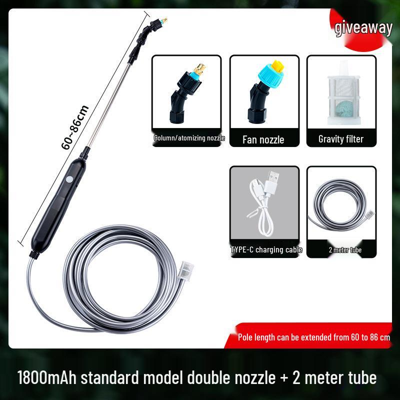 

Электрический опрыскиватель двойного назначения для сельского хозяйства и садоводства: Легкий для дезинфекции, полива и применения лекарств See SKU