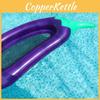 Large Size Eggplant Shaped Swimming Ring With Foldable Lounge Chair And Thick Pvc Material