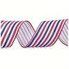 5 Yard Premium Independence Day Ribbon With Striking American Flag Stripes For Creative Party Setup Gifts And