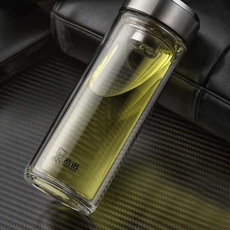 Xinuo Double-Layer Insulated Glass Tea Cup