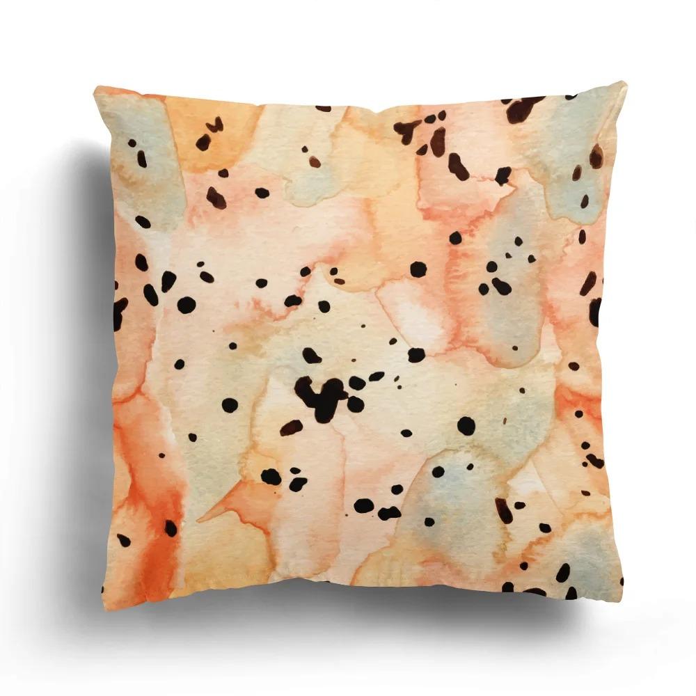Luxury Home Decor Pillow Cover Car Living Room Sofa Cushion Cover Abstract Geometric Irregular Print Pattern Cushion Cover