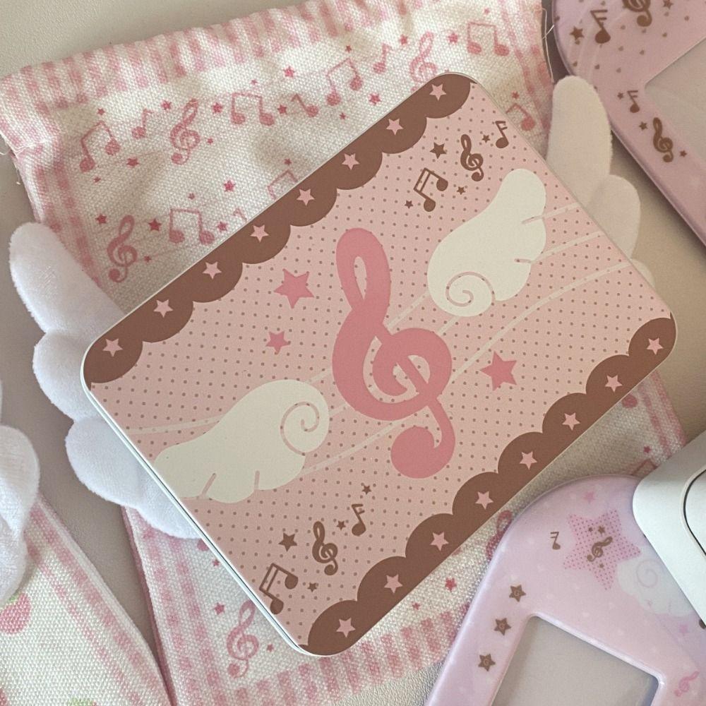 Large Capacity Tin Box Rectangular Jewelry Organizer New Kpop Photocards Storage Case