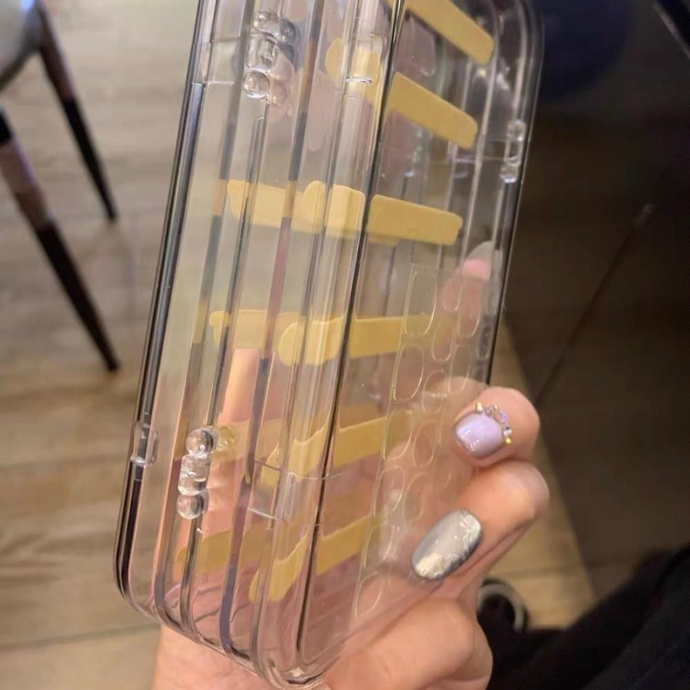 3 Layer Artificial Nail Display Organizer Transparent Nail Tips Display Holder  Travel