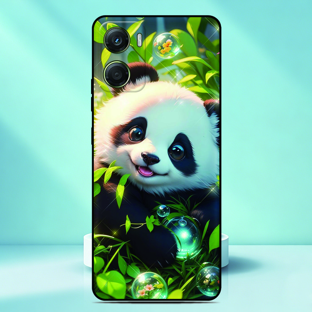 Panda Cute Phone Case For UMIDIGI G9 G9A G9C G9X G5 G6 G2 G1 A9 A11s A11 A13 Pro Max Bison GT GT2 X20 Custom Picture Cover