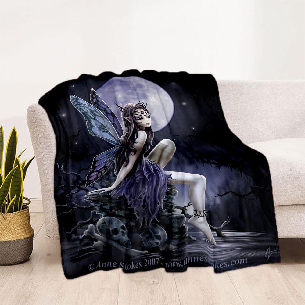 Gothic Style Blanket Durable Comfort Suitable for Office Chair Livingroom Chair Four Seasons Multipurpose Modern