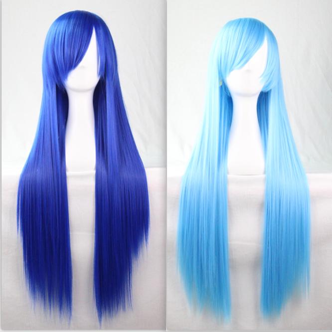 Buy Cosplay Anime Wigs 80 cm Long Straight Hair Wigs For Women at