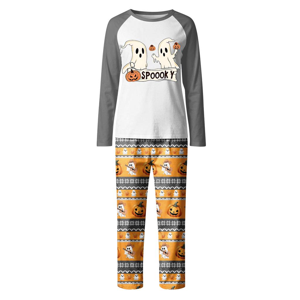 Familie Matchende Sett Pyjamas, Loungewear Antrekk, Familie Matchende Langermet Topp+Bukse Sett