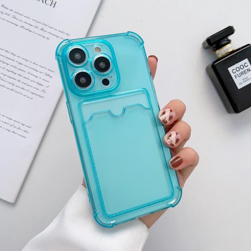 Suitable 16pm Apple Phone Case New Card Insertion Protective IPhone 15promax Anti Drop Bag