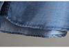 Cardigan da Donna Taglie Forti in Denim Tencel a Manica Lunga - Autunno 2023