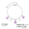 Cazador Enamel Flower Plumeria Imitation Pearl Charms Bracelet Gold Color Women's Bracelet Stainless Steel Jewelry Gift 2026