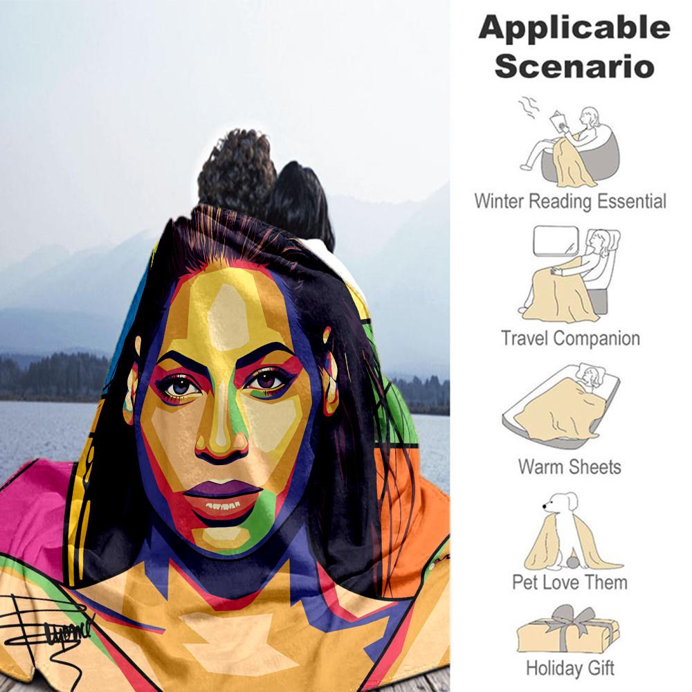 Beyonc Blanket, High quality Comfortable for All Seasons, Home Decor, Warmth and Comfort