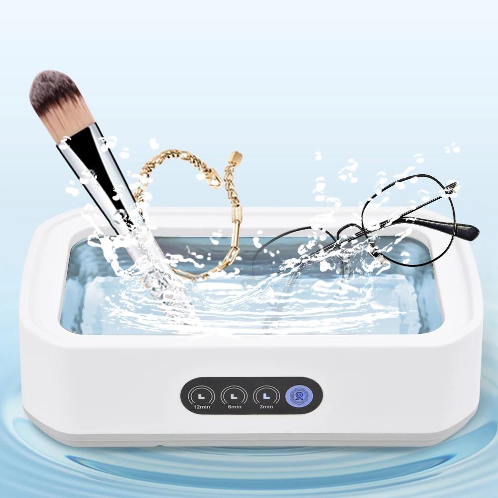 650ML Ultrasonic Jewelry Cleaner High Frequency Vibration Braces Cleaner Dentures