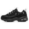 DLites 1.0 Zapatos Panda Guerrero Negro Retro Versátil Cómodo Casual Deportivo Ligero Aumento de Altura Caña Baja Zapatos Papá 66666179-BBK