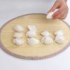 Eco-Friendly Bamboo Dumpling Tray Multi-Purpose Dumpling Display Pad Food Storage Plate  Party Use