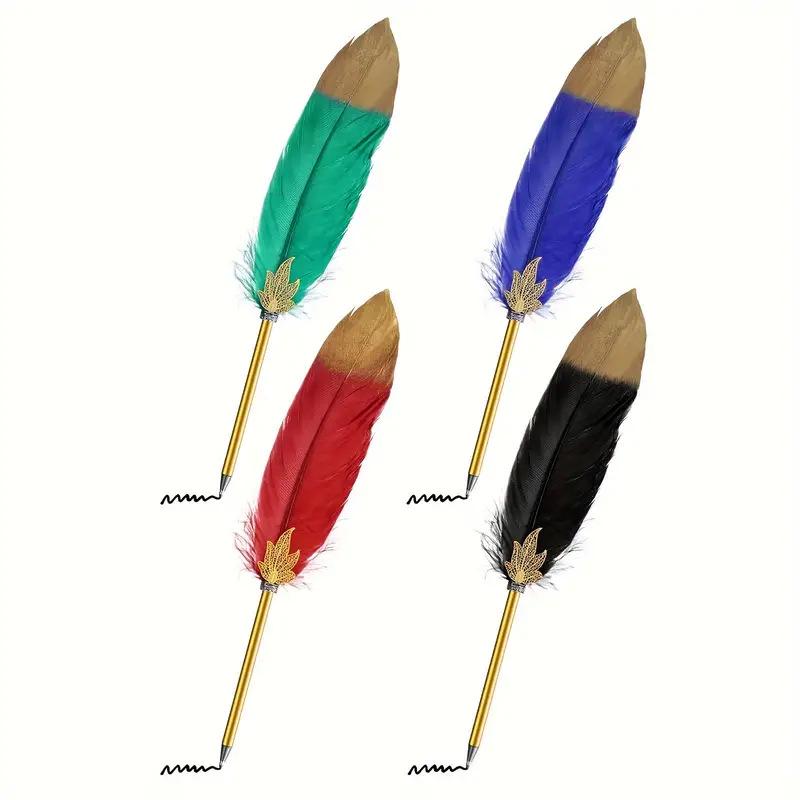 Maple Leaf Creative Quill Ballpoint Pen – Ideal Christmas Gift, Student Prize, Signature Pen, or Souvenir.