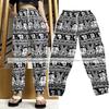 Elephant Pants Long Adjustable Elastic High Waistband Strap Jumper  Unisex Man Women Print Thailand Casual Streetwear Beach Bohemian Retro Vintage