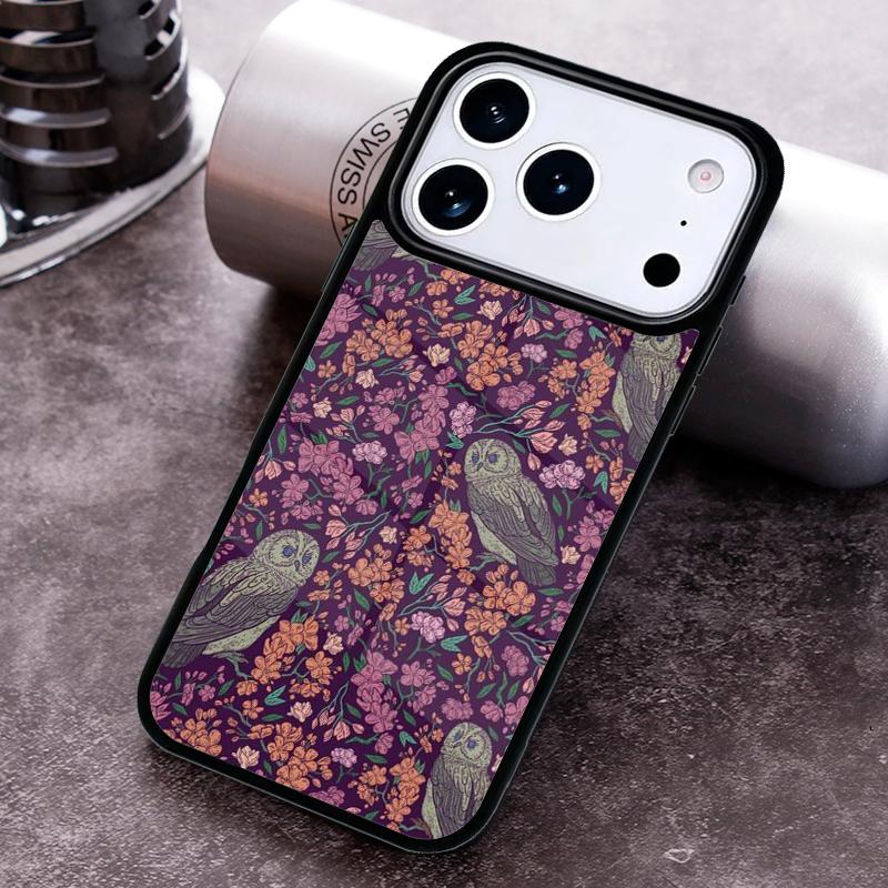 Cute Owl Cartoon Phone Case For iPhone 17 16 15 14 13 12 11 Pro Max Plus 17Air Soft Silicone Cover