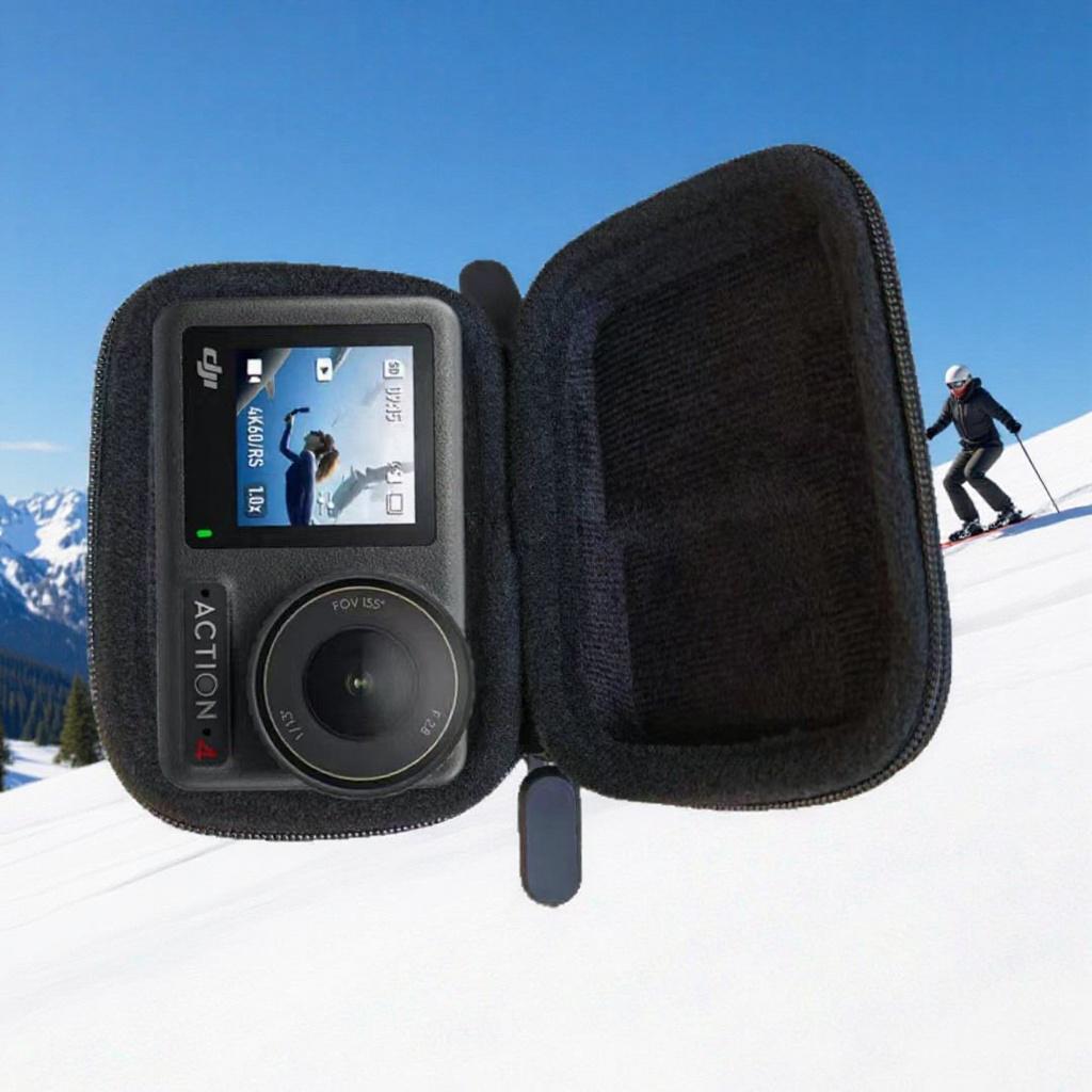 

Сумка для камери DJI Action4/5/5Pro & GoPro9/10/11/12, Одне відділення чорний