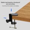 Morsetto Metallico Regolabile a Braccio Lungo Fissaggio da Scrivania per Lampade Tablet Strumento di Montaggio Sicuro su Tavolo Con Pad Uso Ufficio Camera da Letto