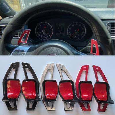For VW Golf 5 6 MK6 GTI R Jetta MK5 Passat B6 B7 CC Polo Sharan Tiguan Seat Leon DSG Steering Wheel Paddle Extension Shift Cover