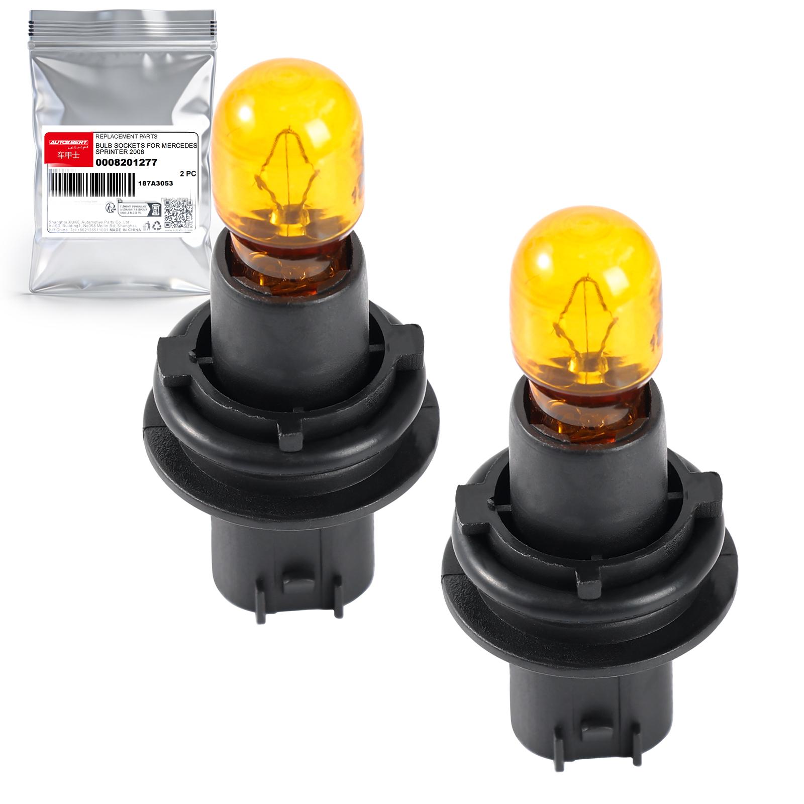 2X For Mercedes For Benz Sprinter For VW For Crafter 2006-up Car Rearview Side Mirror Indicator Light Bulbs 0008201277 чёрный