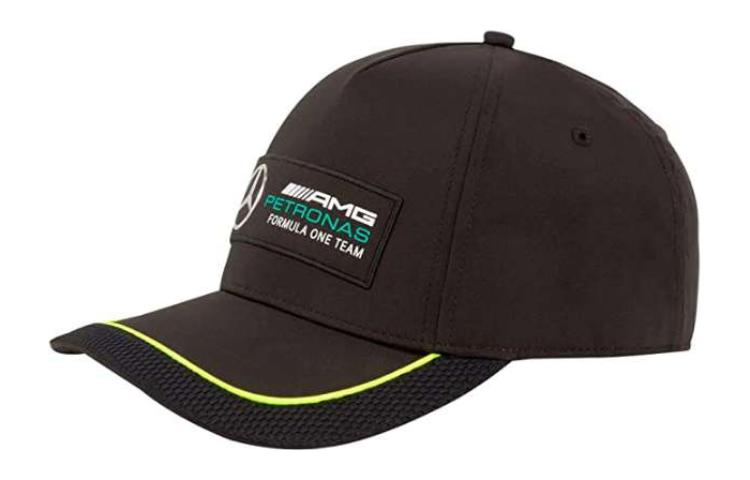 PUMA Cotton Baseball Caps Unisex Black 023497-01 F