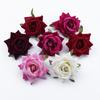 Artificial Flowers Silk Roses Head Upscale Valentine's Wedding Wreath Decora Plant Wall Diy Bridal Bouquet Wrist Home Room Gifts