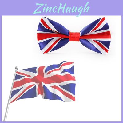 Stylish Union Jack Usa Flag Silk Bow Tie For Fancy Dress Costumes