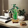 Varm 300+ stk DIY Lucky Bamboo Bukett Byggeklossett 10344 Potteplanter Kreative Gaver Til Barn Voksne Bursdag Hjemmedekor