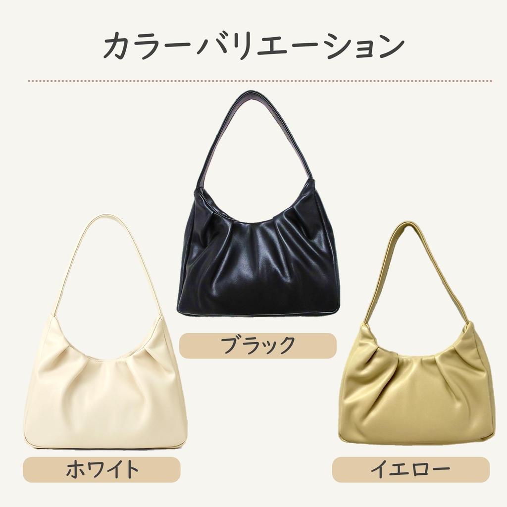 KAIYU Women's Formal Mini Shoulder Bag in Black PU Leather