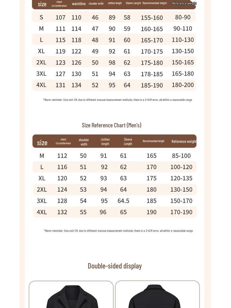 Business Executive Lapel Padded Winter Work Jacket