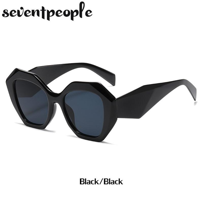 Oversized Irregular Sunglasses Women  Luxury Brand Designer Unique Polygon Sun Glasses for Men Fashion Big Frame Sunglass