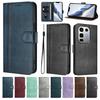 Retro Lær Telefonlommebokdeksel For Infinix Note 50 Zero 40 40X Hot 50i 40i GT 20 Pro Smart 9 8 Plus 7 HD Støtte Deksel Kortplasser