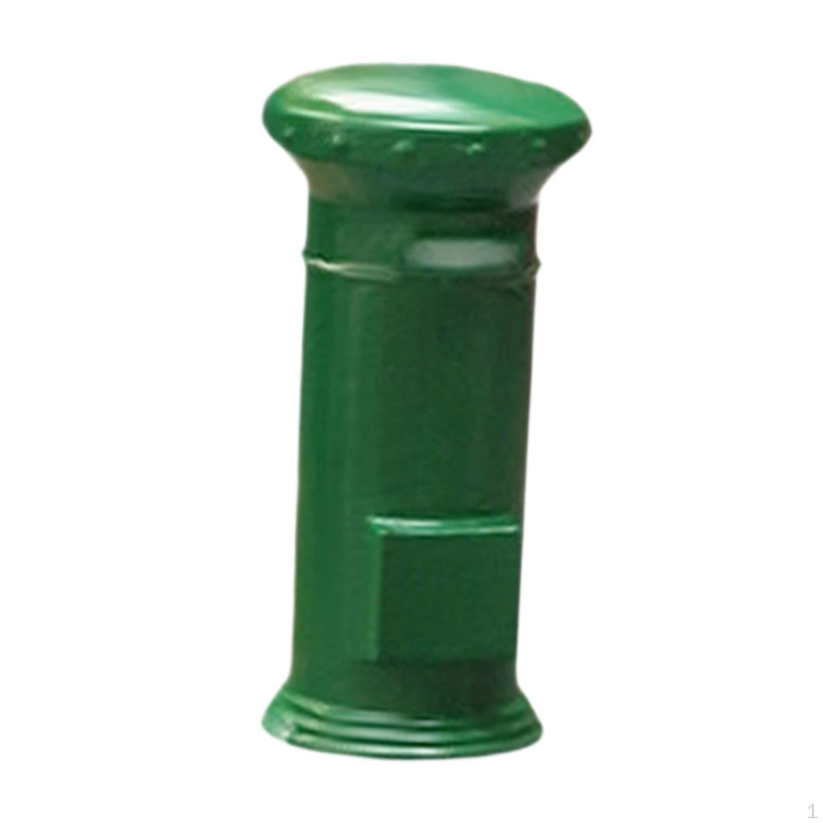 

1/64 Miniature Scenes Collectibles for Photography And Dioramas Postbox Green