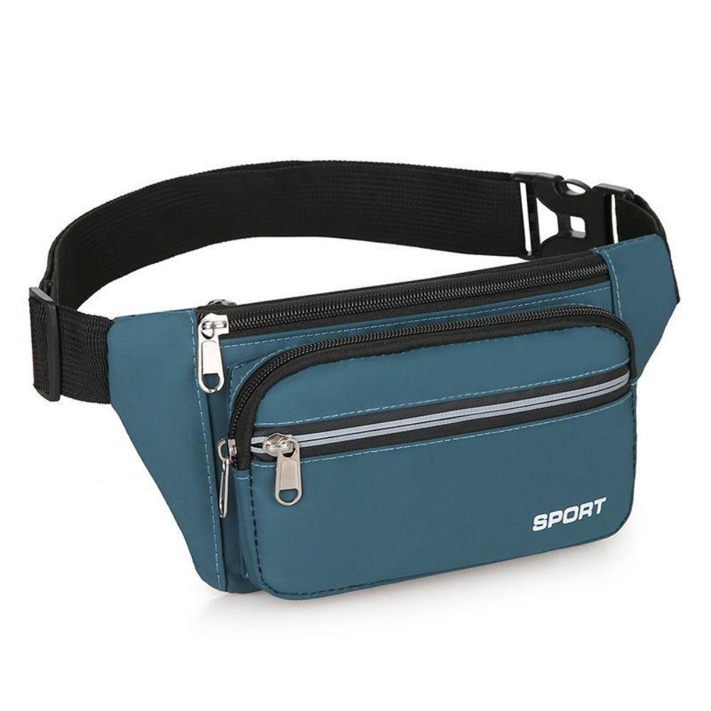 Anti Splash Sport Fanny Pack Large Capacity Mobile Waist Bag Walking Running Waist Bag  Women