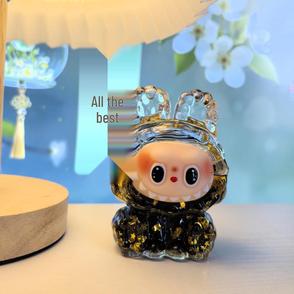 Labubu Oil Quicksand Blind Box DIY Cute Handmade Doll Ornaments