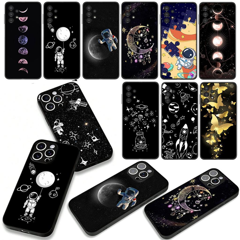 Phone Cover Moon And Stars Coque for Xiaomi Poco F7 F6 F8 Ultra F5 X7 X6 X5 M6 M7 M8 Pro C85 C75 C65 C71 C61 4G 5G Case