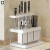 Home Kitchen Knife Holder Multi-Function Cutter and Cutlery Drainer Rack Utensil Holder Cutlery Drainer Rack Cooking Storage She