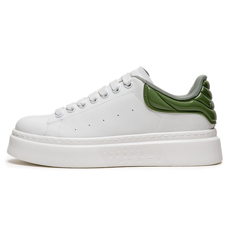 Brand Men s sneakers High Quality White sneakers for men Breathable Comfort Flats Shoes Outdoor Walking Shoes For woman Footwear 38 зелёный